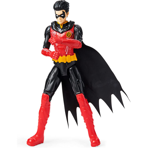 Eurotoys  DC BATMAN ROBIN PERS.30 CM con decorazioni originali, mantello e  11 punti di articolazione 6062923 - SPIN MASTER - 778988406564