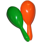 FUNNY 56064 MARACAS COLORE: VERDE,GIALLO