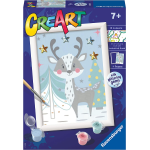 RAVENSBURGER 20260 CREA ART CERVO STELLATO - 7 ANNI +