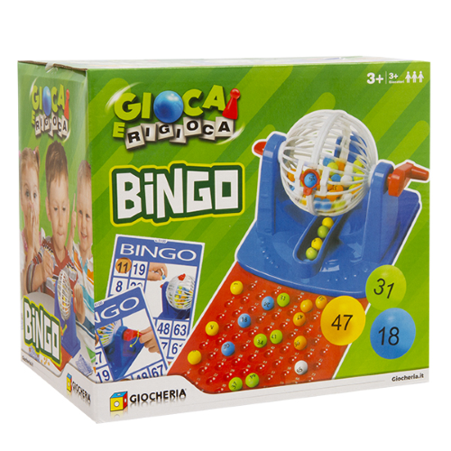 Eurotoys  8052870838513 - GIOCHERIA GGI210081 GIOCA e RIGIOCA BINGO -  GIOCHERIA