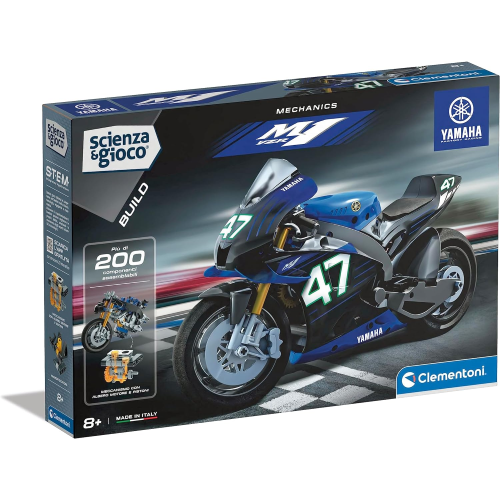 Eurotoys  8005125192946 - CLEMENTONI 19294 SCIENZA & GIOCO MECHANICS MOTO  YAMAHA M1 YZR - 8 ANNI + - CLEMENTONI