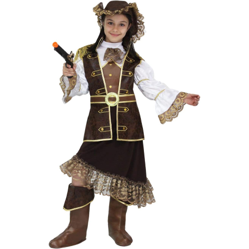 Numero 74 Costume da Pirata - Perfetto per Carnevale e Halloween! 6-8 anni  unisex (bambini)