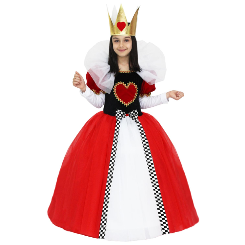 Eurotoys  COSTUME REGINA DI CUORE 6/7 ANNI COD.1564 - PEGASUS - 13179