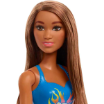 MATTEL HDC51 BARBIE Beach Doll - Blue bathing suit