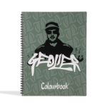 COLOURBOOK GEOLIER QUADERNO MAXI SPIRALATO 1 RIGO VERDE