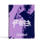 COLOURBOOK GEOLIER QUADERNO MAXI SPIRALATO 1 RIGO VIOLA