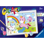 RAVENSBURGER 23937 CREA ART MAGICI UNICORNI - 7 ANNI +