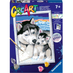 RAVENSBURGER 20215 CREA ART HUSKY