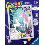 RAVENSBURGER 23944 CREA ART UNICORNO GLITTER