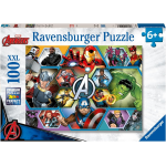 RAVENSBURGER 12004029 PUZZLES 100 AVENGERS - 6 ANNI +