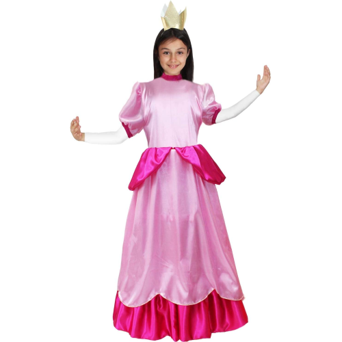 COSTUME PRINCIPESSA ROSA 7/9 ANNI PER TRAVESTIMENTI DI CARNEVALE E PARTY A  TEMA.VESTITO COMPLETO NO SCARPE NO ACCESSORI - Parole e Pensieri