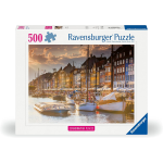 RAVENSBURGER 00846  PUZZLE 500 PEZZI Tramonto a Copenaghen