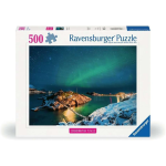 RAVENSBURGER 00845  PUZZLE 500 PEZZI Aurora Boreale a Tromsø Norvegia