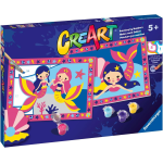 RAVENSBURGER 23714 CREA ART SERIE JUNIOR MAGICHE SIRENE - 5 ANNI +