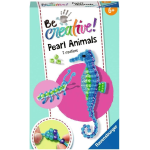 RAVENSBURGER 18428 BE CREATIVE - PEARL ANIMALS - Animali di Perline, Cavalluccio Marino - Gioco Creativo Fai-da-te - 6 ANNI+