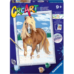 RAVENSBURGER 28940 CREA ART - CAVALLO, Dipingere con i Numeri - 9 ANNI+