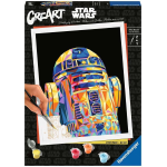 RAVENSBURGER 23730 CREA ART - STAR WARS, R2-D2r, Kit per Dipingere con i Numeri 