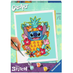 RAVENSBURGER 23933 CREA ART - DISNEY STITCH, Kit per Dipingere con i Numeri 