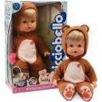 GIOCHI PREZIOSI CCBF3000 CICCIOBELLO TEDDY BEAR - Bambola Alta 42 Cm Interattiva,Indossa Tutina Da Orsetto -2 ANNI+