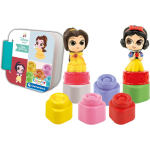 CLEMENTONI 17843 Soft Clemmy - Disney Snow White & Belle Playset - Costruzioni Prima Infanzia, Mattoncini Morbidi