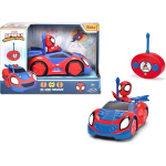 JADA 203223000 DISNEY SPIDERMAN  SPIDEY RADIO CONTROL WEB CRAWLER , + 3 anni, incluso personaggio SPIDEY