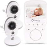 LIONELO 6546940 CARE BABYLINE 5.1 BABY VIDEO MONITOR neonati con due telecamera e schermo 2,4 pollici LCD