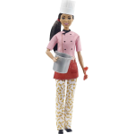 BARBIE CARRIERA DVF50 Barbie -Bambola Pasta Chef, con giacca e cappello da chef e tanti accessori