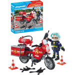 PLAYMOBIL 71466 Moto dei Pompieri, con Una Radio e Un estintore - 4 ANNI+