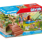 PLAYMOBIL 70676 Addestramento Cani Giocattolo per Bambini dai 4 Anni per Gli Amanti degli Animali