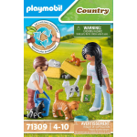 PLAYMOBIL 71309 Famille de chats avec femme et enfant