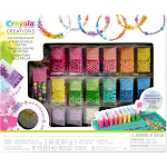 CRAYOLA 04-2963 CREATIONS LABORATORIO DELLE PERLINE - Set per Creare Gioielli Personalizzati con 2500 pezzi