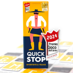 GIOCO QUICK STOP,Gioco di Società per Famiglia ed Amici - Gioco di Carte - Perfetto per Creare Atmosfera - Da 2 a 7 Giocatori -10 ANNI+