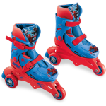 MONDO 28631 - PATTINI SPIDERMAN DAL 29 AL 32, DOPPIA FUNZIONE 3IN LINE SKATES PER BAMBINI