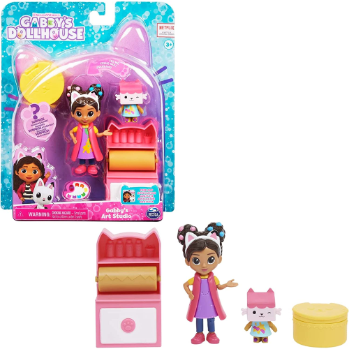 Prodotto: SPI-6060476.20130495 - GABBY DOLLHOUSE NETFLIX PACK DA 2  PERSONAGGI E ACCESSORI KARAOKE FELINO DI GABBY - SPIN MASTER